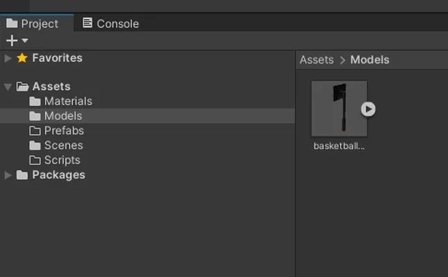 Unity的项目窗口截图