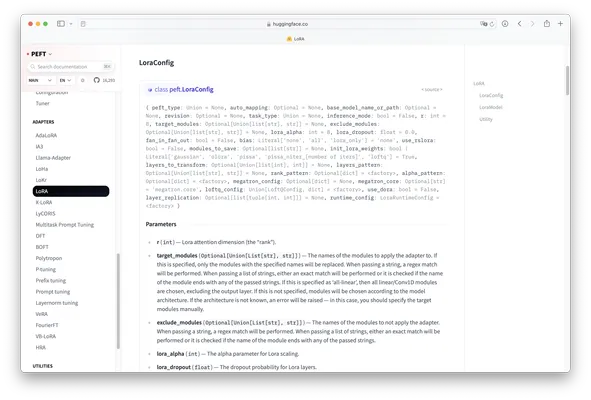 lora_config